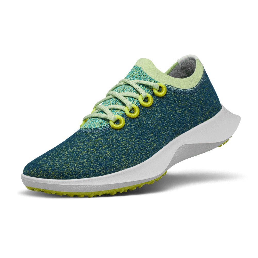 Allbirds Women's Running Shoes Green - Wool Dasher Mizzles - 28091GYEX